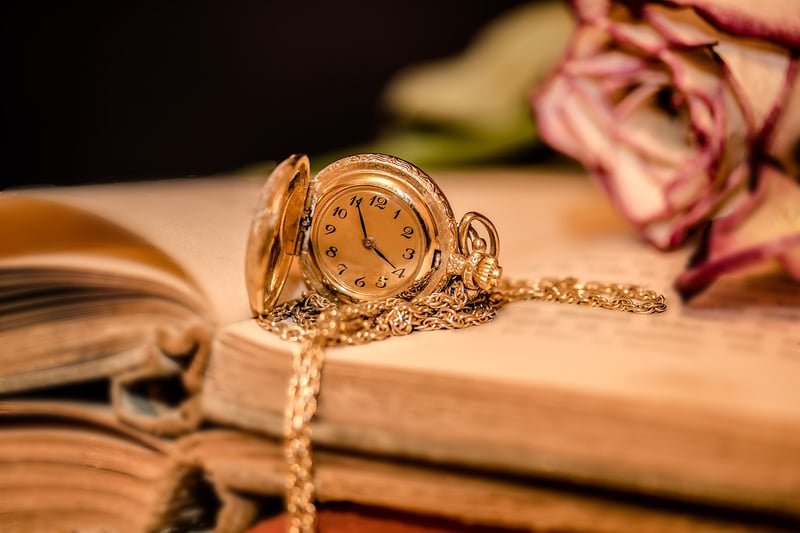 Hourglass symbolizing time